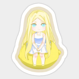 Lemon girl Sticker